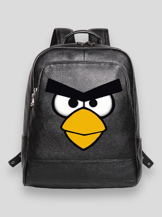 Urbandel backpacks 12*30*42 cm / Black Urbandel Aggrieved Leather Backpack