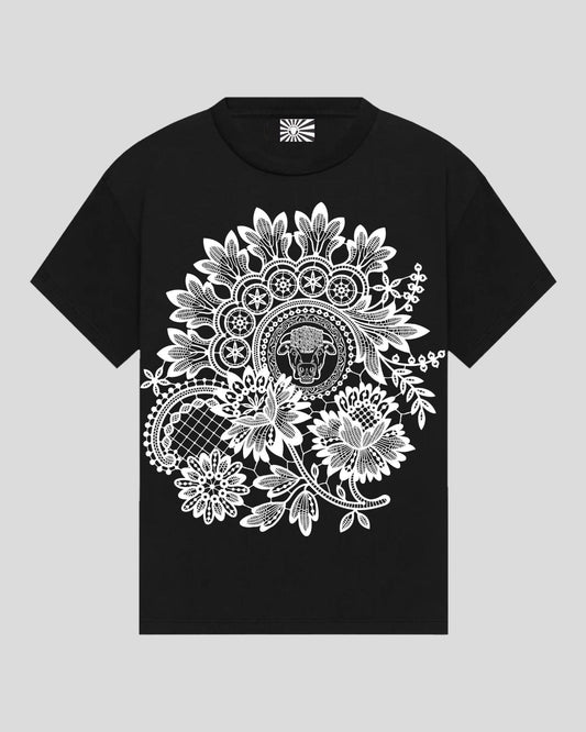Urbandel tshits S / Black Urbandel Floral Graphic T-shirts