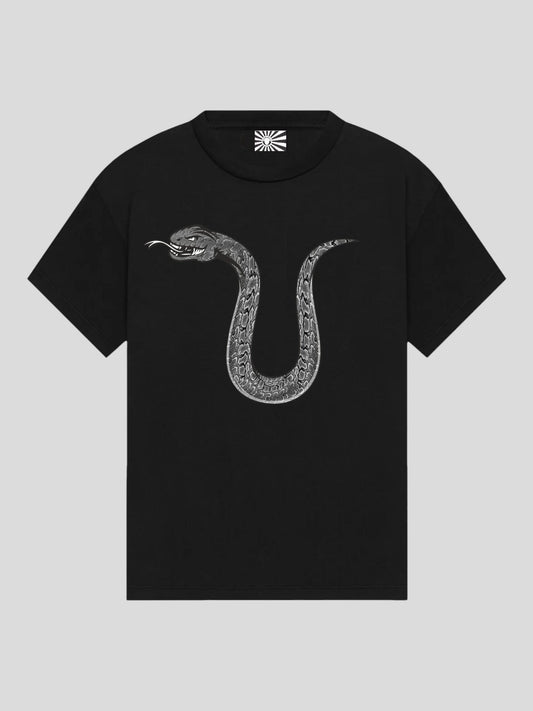 Urbandel tshits S / Black Urbandel U Snake Graphic T-shirt