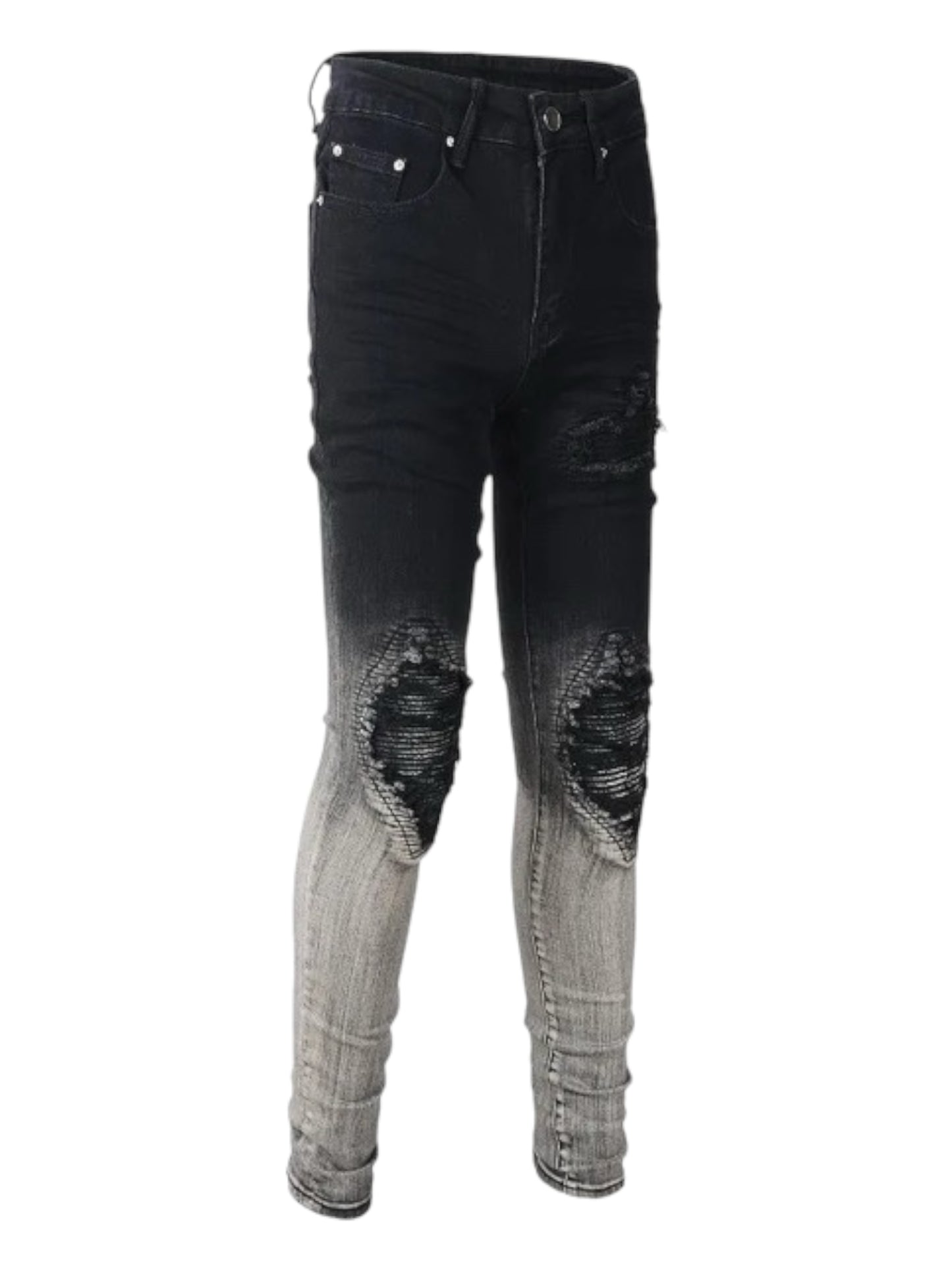 Urbandel 2 Tone Skinny Jeans