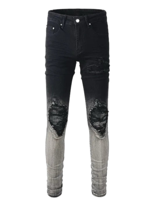 Urbandel 2 Tone Skinny Jeans