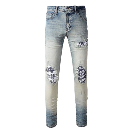 Urbandel pants Urbandel Automotive-Inspired Slim-Fit Jeans