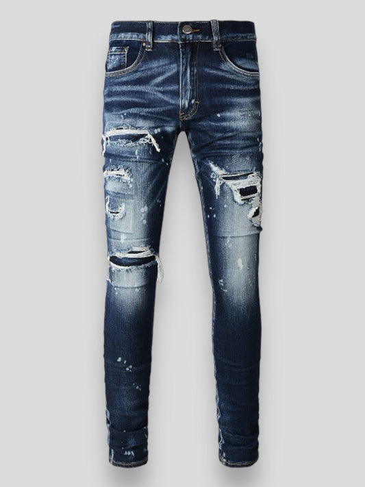 Urbandel pants Urbandel Distressed Dark-Wash Jeans