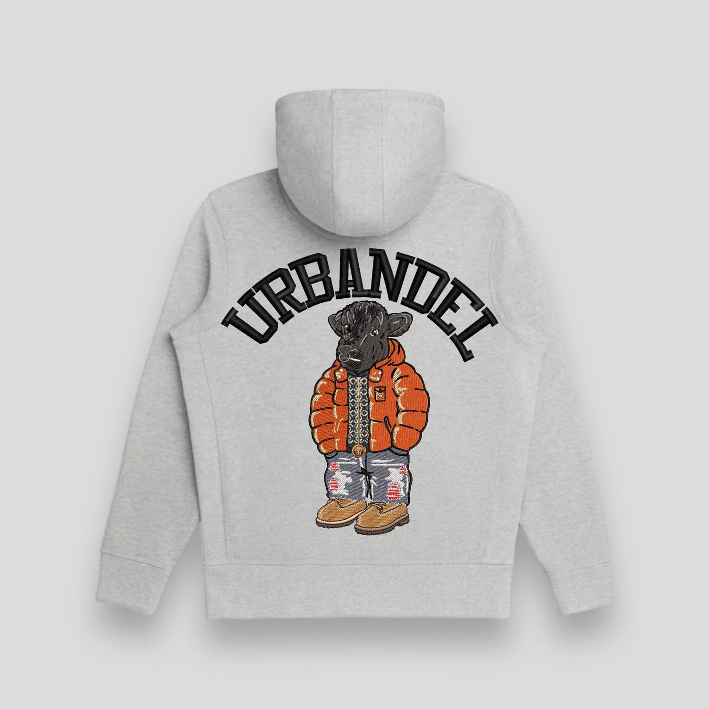 Urbandel Sweatshirts Urbandel Casual Crewneck Hoodie Gray